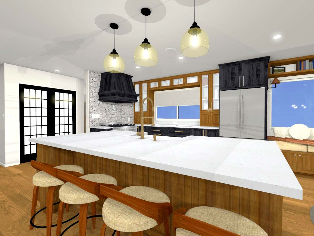 Kitchen DE Rendering
